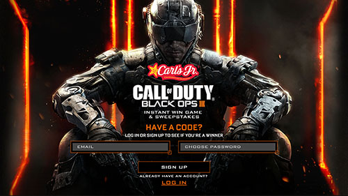 Call of Duty Black Ops III Sweepstakes